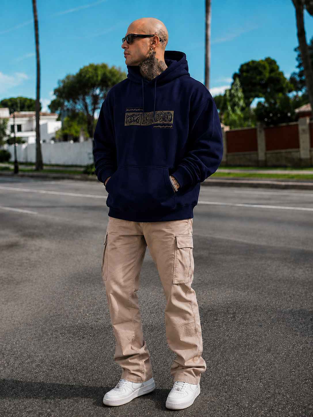 NOMAD Hoodie - Navy - Image 5