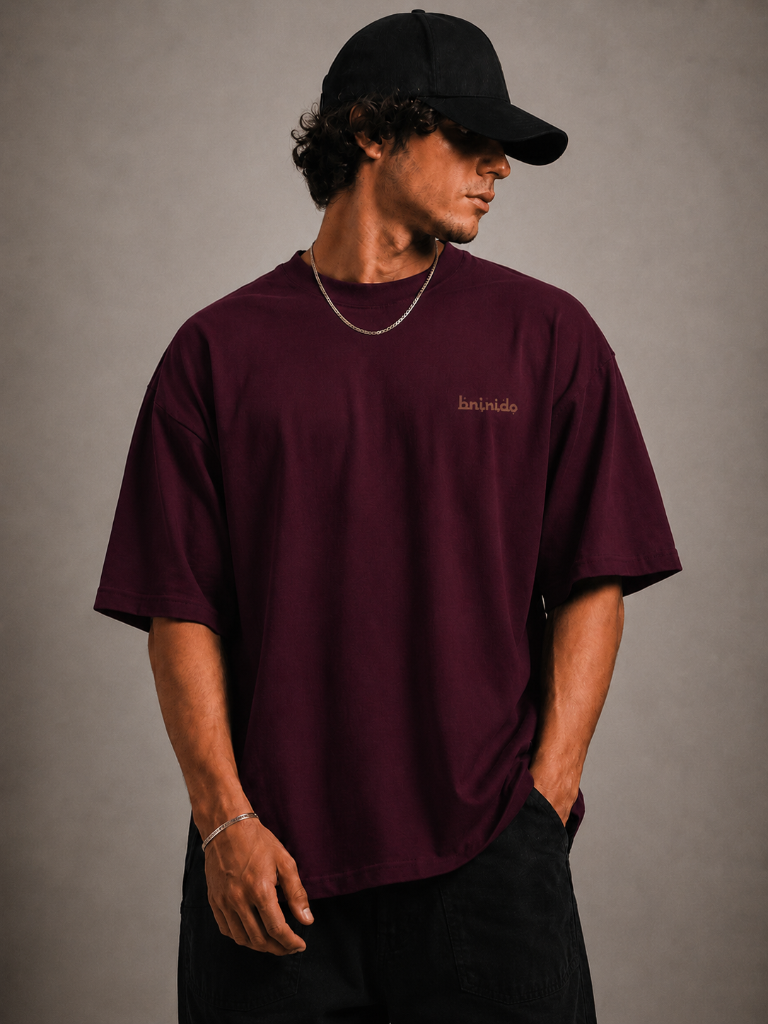 MANDALA Burgundy tee - photo 5