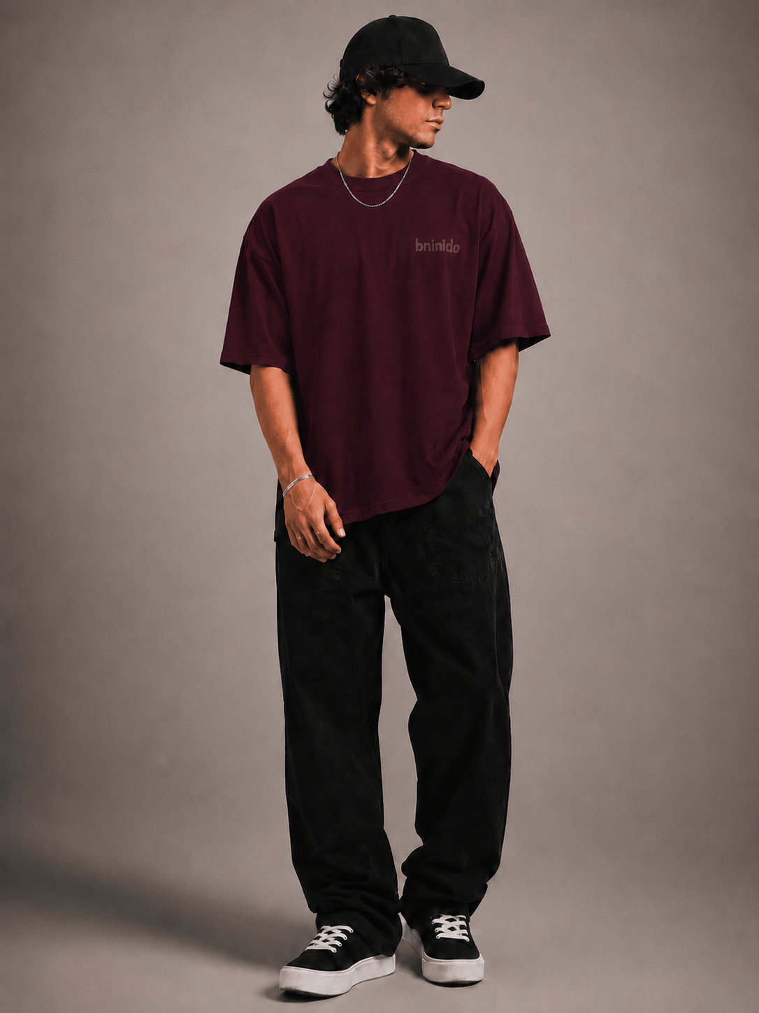 MANDALA Burgundy tee - photo 4